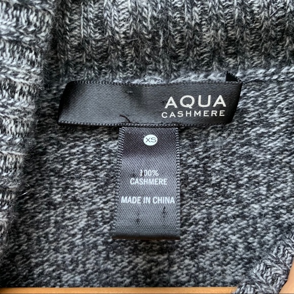 Aqua 100% Cashmere Turtleneck Sweater XS - Picture 6 of 6